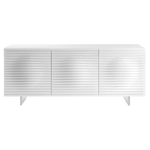 Casabianca Modern Moon Engineered Wood Buffet-Server in White