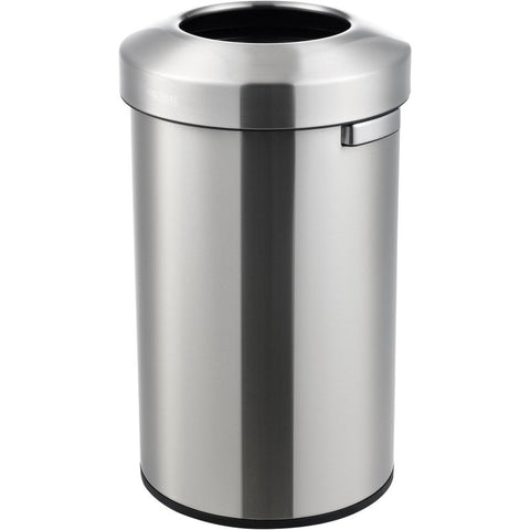 Stainless Steel Round Open Top Receptacle - 21 Gallon