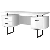 Urbanpro Contemporary Revesible Wooden Floating Computer Desk