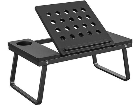 COSCO Multi-Purpose, Adjustable Height Personal Folding Activity Table, 2 Pack, Black