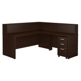 L Shaped Reception Desk with Drawers