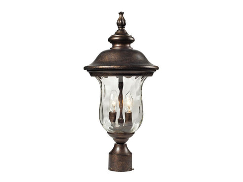 Elk Lighting Lafayette 2 Light Post Mount in Regal Bronze - 45023-2