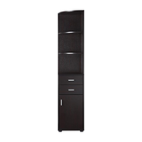 Ingol Contemporary Wood Corner Bookcase