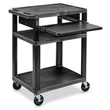 Plastic AV Cart - 27 x 18 x 34"