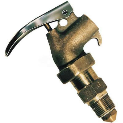 Justrite® 8910 Adjustable Brass Safety Drum Faucet