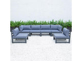 6-Piece Modern Outdoor Patio Sectional Sofa Set