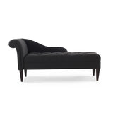Tufted Roll Arm Chaise Lounge