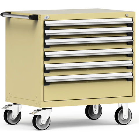 Heavy Duty Modular Mobile Cabinet, 6 Drawers