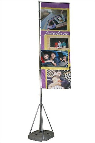 Wind Dancer Telescopic Outdoor Flagpole