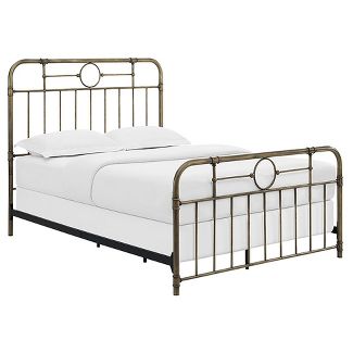Raven Industrial Vintage Metal Pipe Bed - Saracina Home