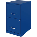 18 in 2 Drawer Metal File Cabinet