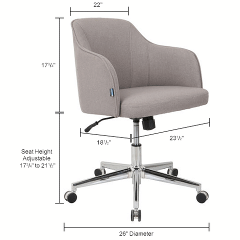 Interion® Fabric Lounge Chair - Tan