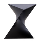 LeisureMod Randolph Modern Plastic Triangle End Table