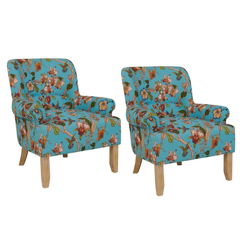 Copper Grove Delvine Rolled Arm Chair (Set of 2)