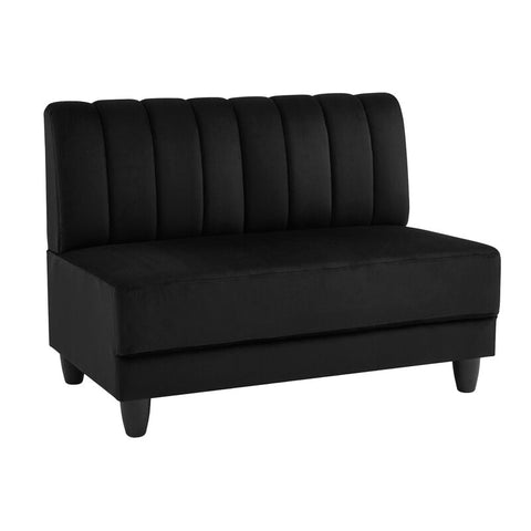Bousquet 48" Wide Velvet Armless Loveseat