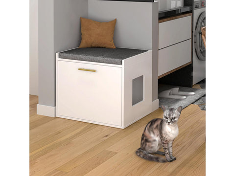 Cat house,with cushion,Shoe changing stool and cat house in one, cat house and shoe changing stool, pet house, entrance bench