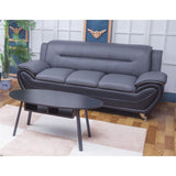 Montac Faux Leather Living Room Sofa