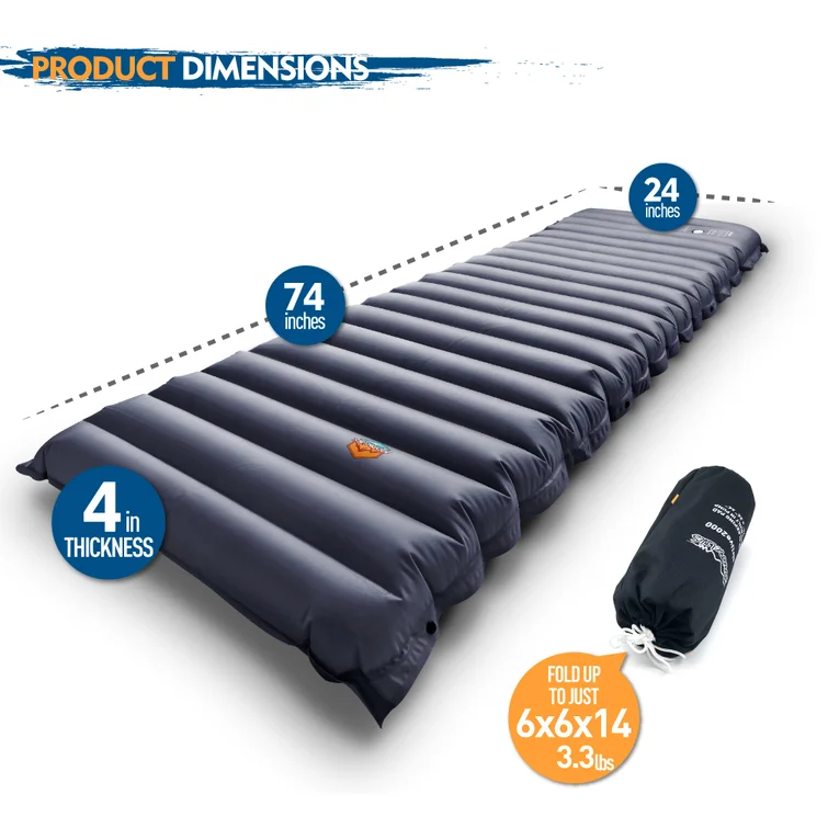 Airlive 2000 Extra Thickness Inflatable Cot – ADVANCED SOLUTIONS DISPLAY