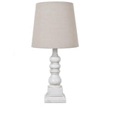Conrad 18.5" Resin Table Lamp in White