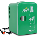 Sprite 4 Litre Portable Mini Cooler Travel 6 Can Mini Fridge Compact Refrigerator