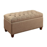 Tufted Storage Bench