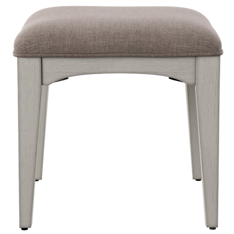 Bayside White Vanity Stool