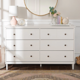 Middlebrook Bullrushes 6-drawer Solid Wood Dresser