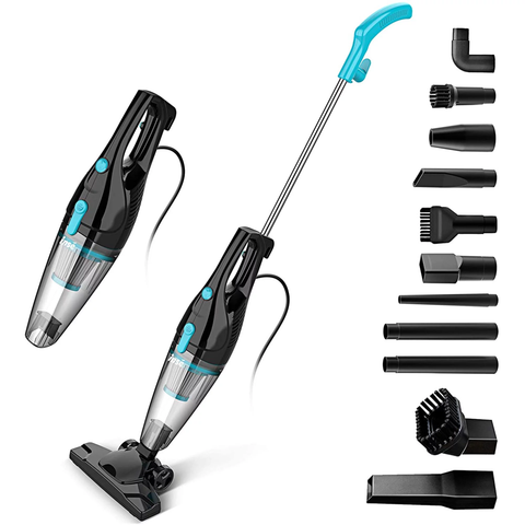 Stick Vacuum Cleaner with Cable 2 in 1 Bagless Lightweight Stick Vacuum Cleaner