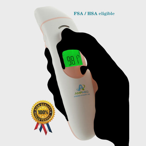 Amplim Touchless Forehead and Ear Thermometer