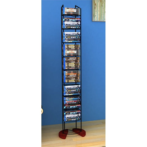 Pacman 97 DVD Media Tower in Black and Cherry