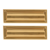 10 in x 3 in Brass Mail Slot