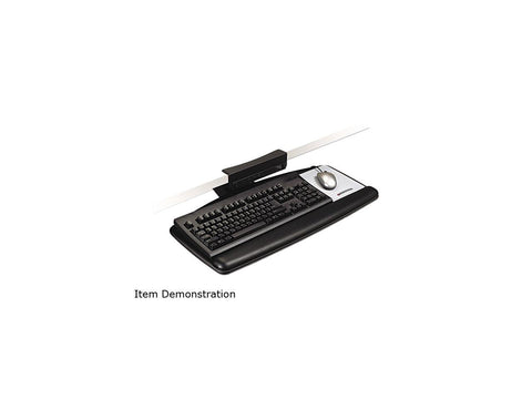 3M AKT65LE Tool-Free Install Keyboard Tray, 25-1/2 x 11-1/2, Black