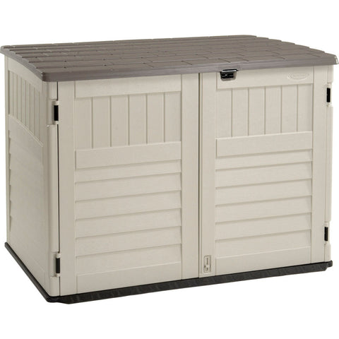 Stow-Away Horizontal Shed, 70-1/2"W x 44-1/2"D x 52"H, 70 Cu. Ft.