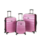 Rockland Luggage Melbourne 3 Piece Hardside Luggage Set with 30" Large Upright