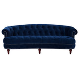 Linda 84" Chesterfield Tufted Sofa