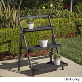 Meridien Outdoor Acacia Wood Plant Stand