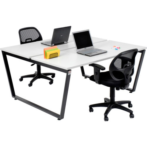 Collaboration Table - Double - 60"W x 60"L x 30"H - Gray
