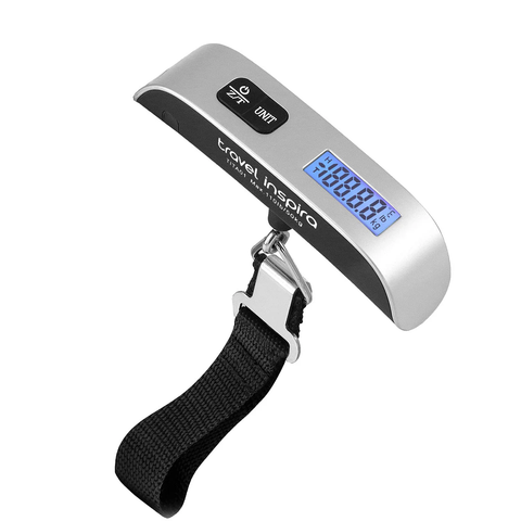 Digital Luggage Scale, 110LB Portable Handheld Baggage Scale for Travel, Suitcase Scale with hook,