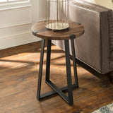 Enrique Cross Legs End Table