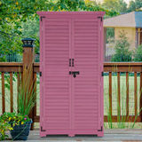 Garden 3 ft. W x 2 ft. D Solid Wood Lean-To Storage Shed