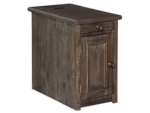 Signature Design by Ashley Wyndahl Chair Side End Table Rustic Brown