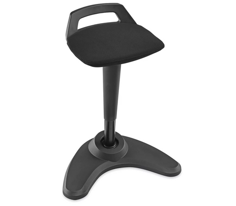 Office Sit/Stand Stool - Black