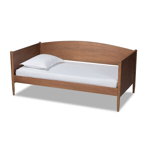 Veles Ash Brown Finished Wood Daybed