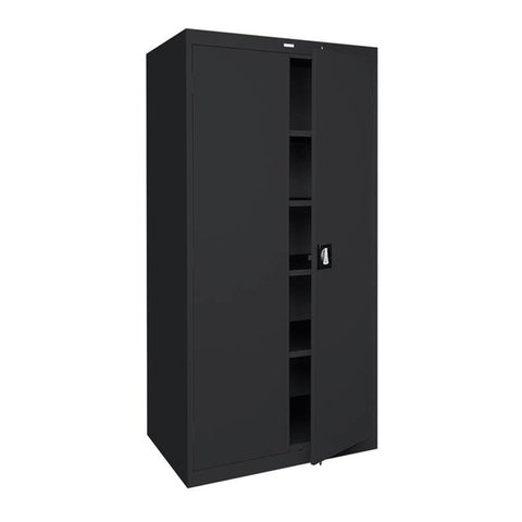 Sandusky  Storage Cabinet with Recessed Handle, Black