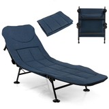 Folding with Detachable Mattress & 6-position Adjustable Backrest Camping Cot