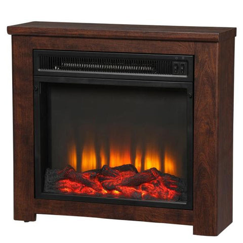 21.88 in Freestanding Electric Fireplace in Cherry