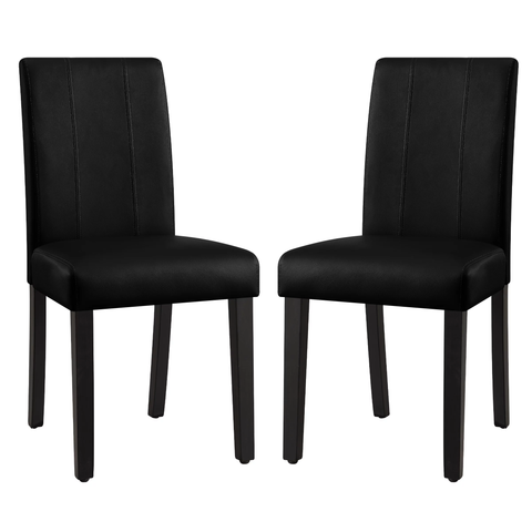 Leather Indoor Dining Chair Set of 2