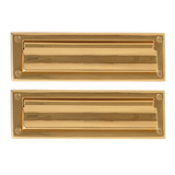 10 in x 3 in Brass Mail Slot