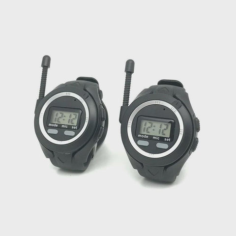 Emovendo Rechargeable Walkie Talkie Watches Tow-Way Radio Watch 3200ft Long Range