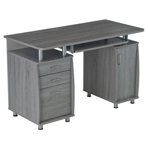 Small Computer Desk in Gray